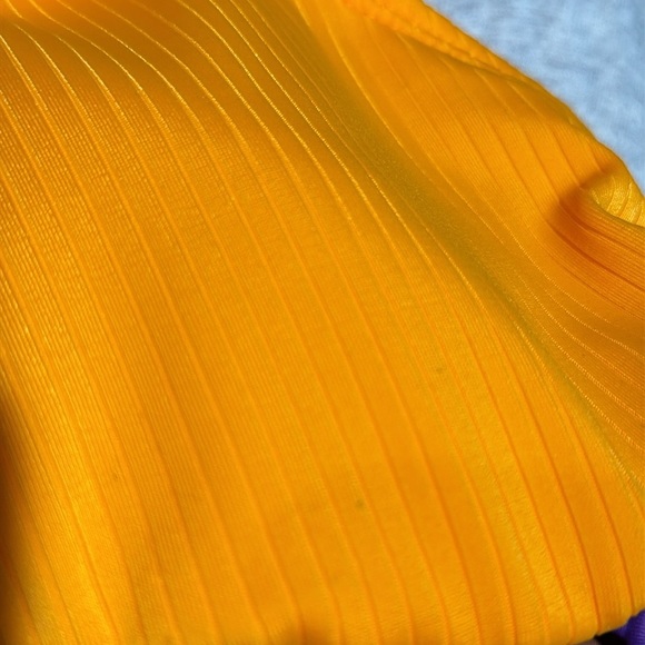 New Wild Fable Womans M (8-10) Vibrant Orange Bikini Top - Picture 8 of 9